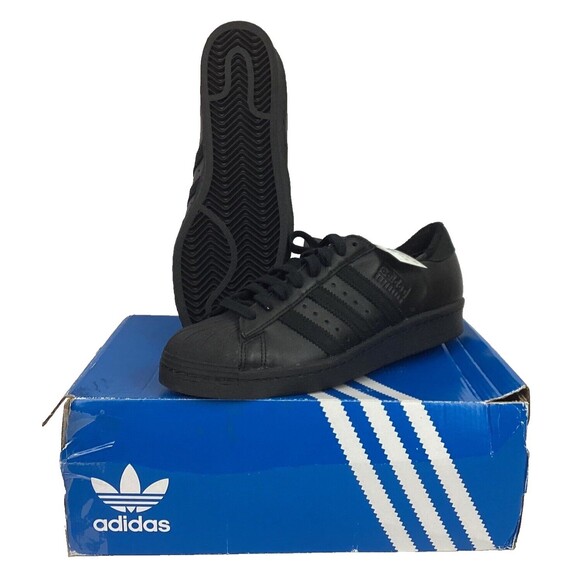 Adidas Superstar 80s Recon-Men's Sz 7-Triple Black Sneaker- EE7391 -Original Box